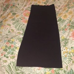 Uniqlo midi sweater skirt.